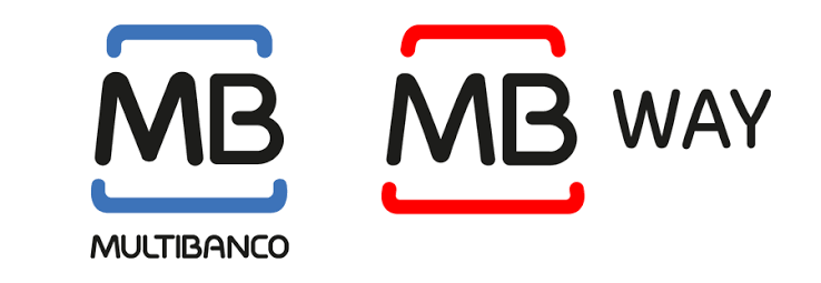 Logótipos Multibanco e MB WAY