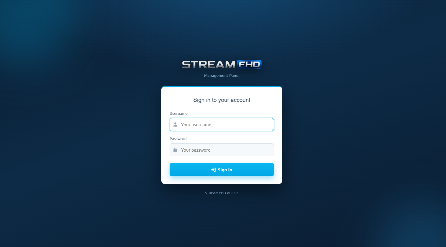 Imagem do login — Painel Revenda SATÉLITE 30W